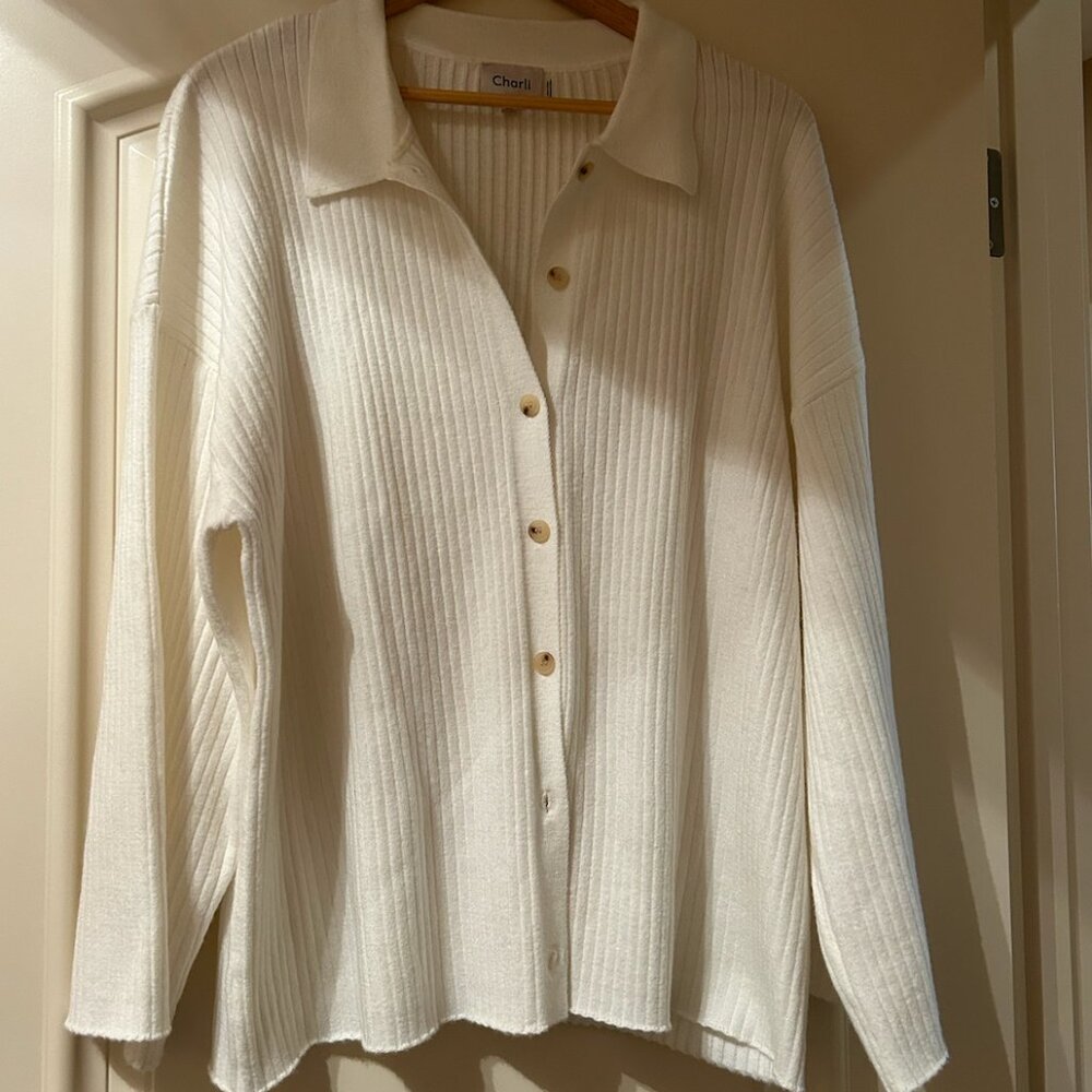 Charli London Button Up Cardigan